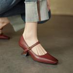 Handcrafted Premium Leather Women’s Shoes - Elegant Luxury Artistry(Ebuer888b7239)