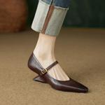 Handcrafted Genuine Leather Women's Shoes: Luxurious Elegance(Ebuer888b3170)