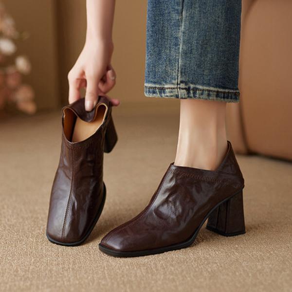 Handcrafted Luxury Leather Women's Shoes: Elegant Craftsmanship and Superior Quality(Ebuer888b7229)