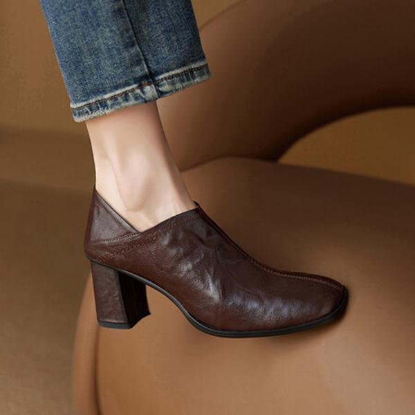 Handcrafted Luxury Leather Women's Shoes: Elegant Craftsmanship and Superior Quality(Ebuer888b7229)