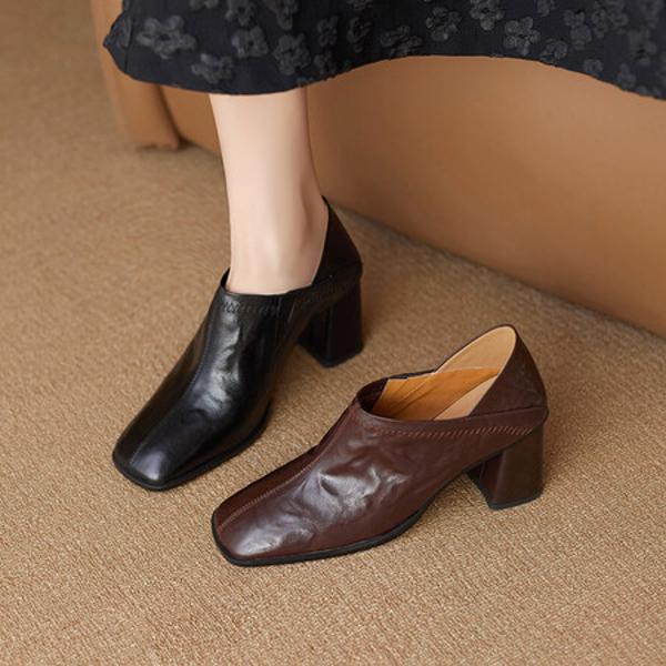 Handcrafted Luxury Leather Women's Shoes: Elegant Craftsmanship and Superior Quality(Ebuer888b7229)
