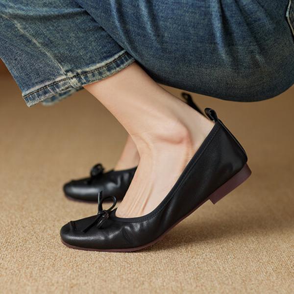 Handcrafted Genuine Leather Women's Shoes: Luxurious, Elegant Craftsmanship(Ebuer888b3178)