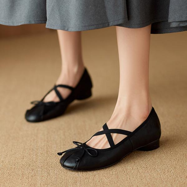 Luxury Handmade Leather Women's Shoes: Exquisite Craftsmanship & Elegance(Ebuer888b9018)