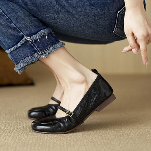 Exquisite Handcrafted Leather Shoes for Elegant Women(Ebuer888b3189)