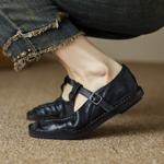 Handcrafted Genuine Leather Women's Shoes - Luxury Elegance(Ebuer888b7263)