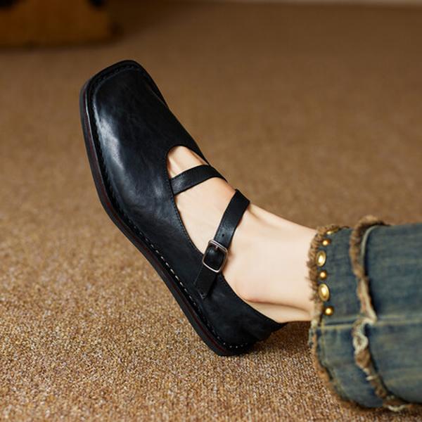 Elegant Handcrafted Genuine Leather Women's Shoes(Ebuer888b7261)