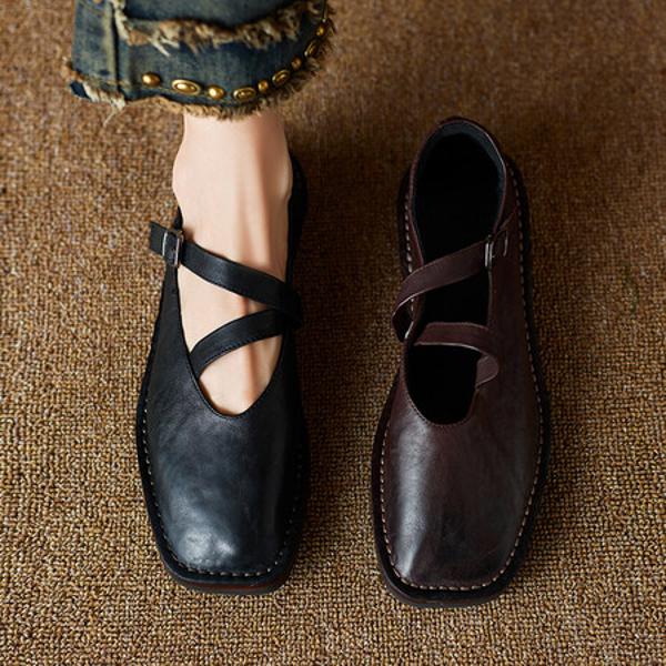 Elegant Handcrafted Genuine Leather Women's Shoes(Ebuer888b7261)