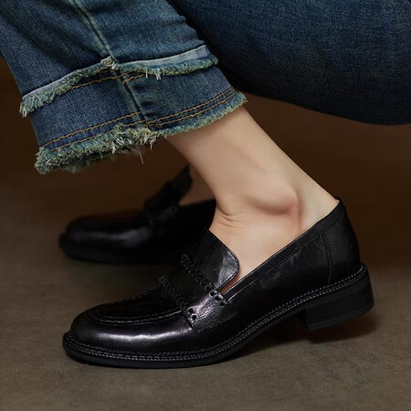 Handcrafted Leather Women's Shoes - Luxurious Elegance in Every Detail(Ebuer888b9123)