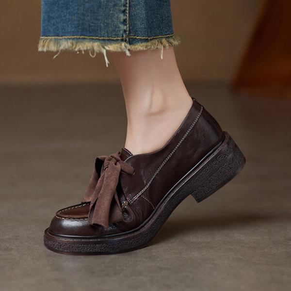 Exquisite Handcrafted Leather Women's Shoes for Elegant Style(Ebuer888b3208)