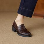 Exquisite Handcrafted Genuine Leather Women's Shoes: A Fusion of Luxury and Elegance(Ebuer888b7291)