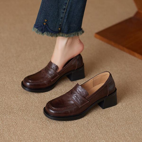 Handcrafted Luxury Leather Women's Shoes(Ebuer888b3212)