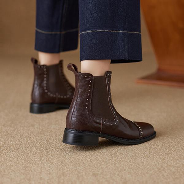 Handcrafted Luxury Leather Women's Shoes: Elegance in Every Stitch(Ebuer888b9127)