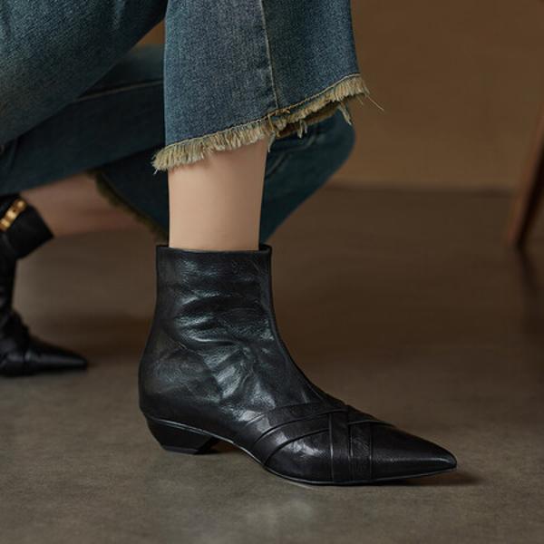 Handcrafted Luxury Leather Women's Shoes with Exquisite Elegance(Ebuer888b7290)