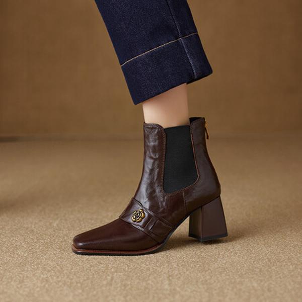 Luxurious Handcrafted Leather Women’s Shoes: Elegance in Every Stitch(Ebuer888b7295)