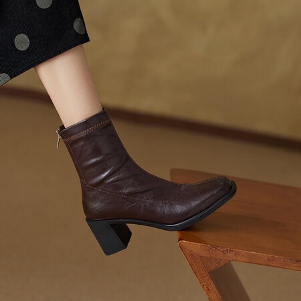 Handcrafted Luxurious Leather Women's Shoes - Pure Elegance(Ebuer888b3217)