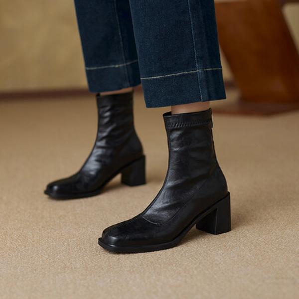 Handcrafted Luxurious Leather Women's Shoes - Pure Elegance(Ebuer888b3217)