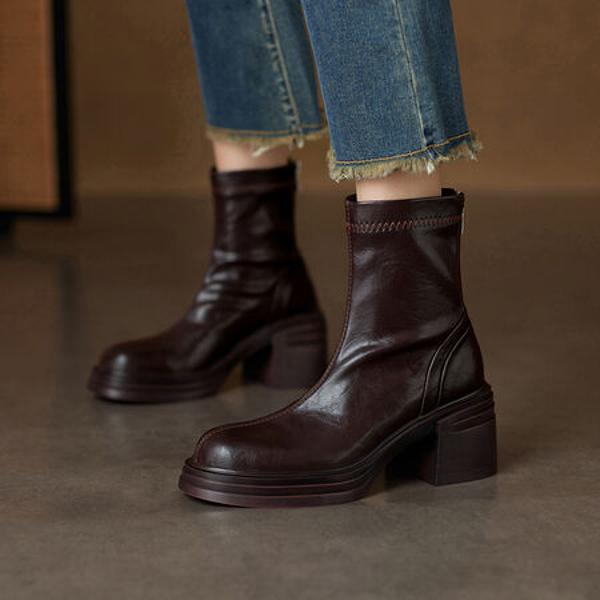 Elegant Handmade Leather Women's Shoes: Exquisite Craftsmanship & Luxury Quality(Ebuer888b3220)