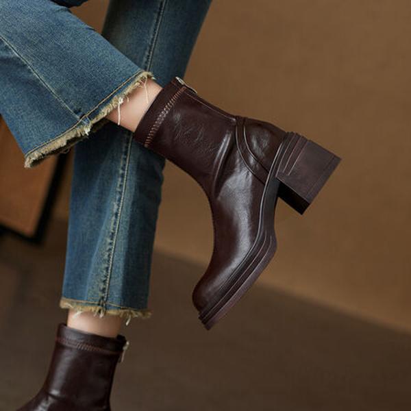 Elegant Handmade Leather Women's Shoes: Exquisite Craftsmanship & Luxury Quality(Ebuer888b3220)