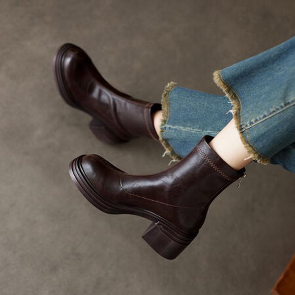 Elegant Luxury Handmade Leather Women's Shoes(Ebuer888b3221)