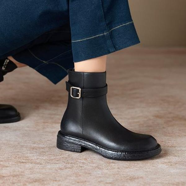 Handcrafted Genuine Leather Women's Shoes: Elegant, Luxurious Craftsmanship(Ebuer888b7502)