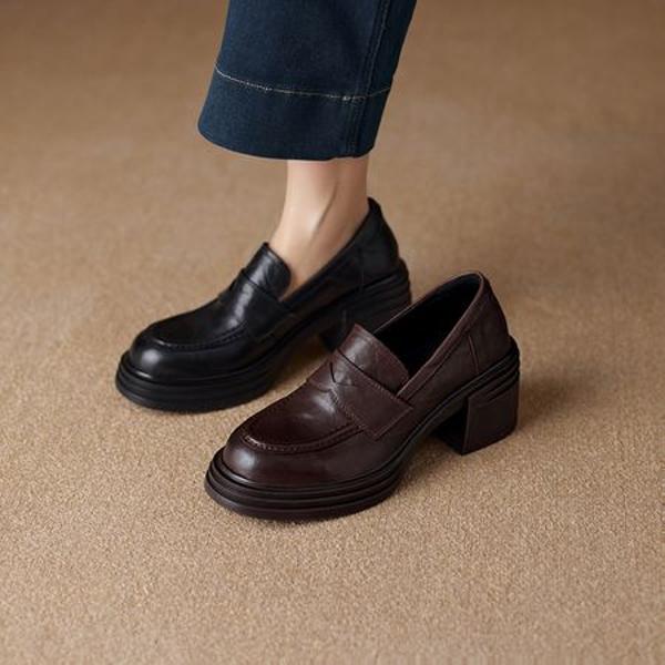 Handcrafted Luxury Leather Women's Shoes with Exquisite Craftsmanship(Ebuer888b3236)