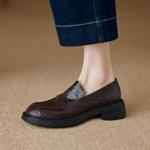 Handcrafted Luxury Genuine Leather Women's Shoes - Elegance in Every Stitch(Ebuer888b7510)