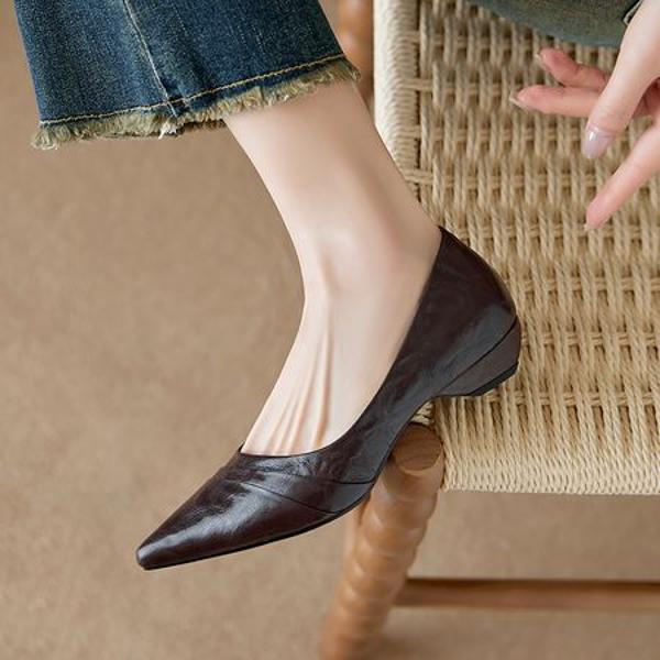 Handcrafted Luxury Leather Women's Shoes with Exquisite Craftsmanship(Ebuer888b7511)