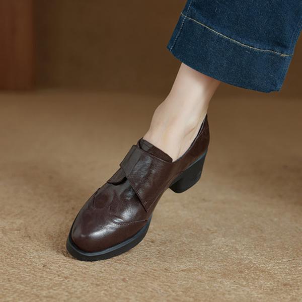 Handcrafted Leather Women's Shoes: Timeless Elegance and Luxury(Ebuer888b7528)