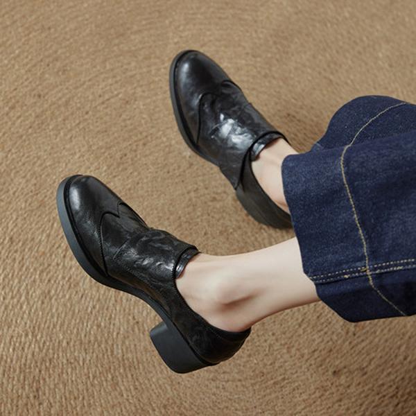 Handcrafted Leather Women's Shoes: Timeless Elegance and Luxury(Ebuer888b7528)