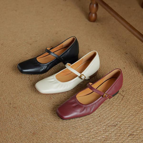 Elevate Your Style: Luxurious Handcrafted Leather Women's Shoes(Ebuer888b7522)