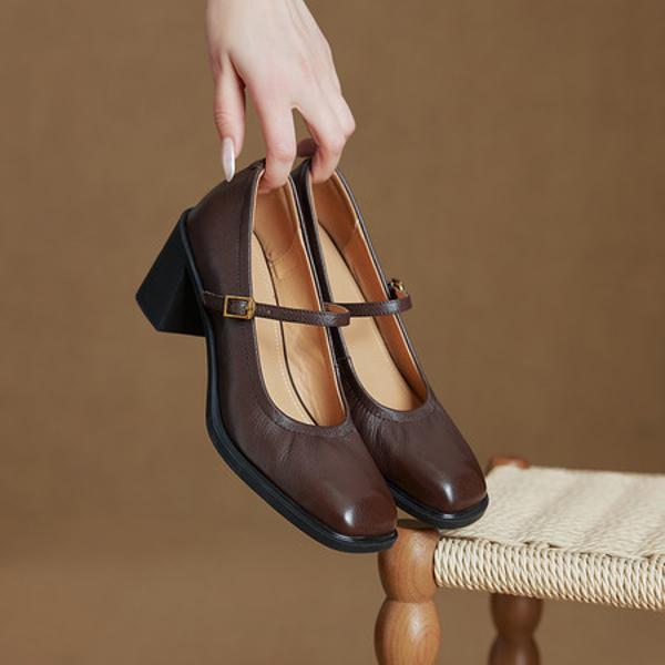 Handcrafted Luxury Leather Women's Shoes(Ebuer888b3247)