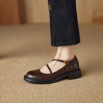 Elegance in Every Stitch: Premium Handmade Leather Heels(Ebuer888b3251)