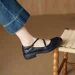 Elegance in Every Stitch: Premium Handmade Leather Heels(Ebuer888b3251)