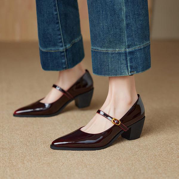 Luxury Handcrafted Genuine Leather Women's Shoes: Elegance Redefined(Ebuer888b7535)