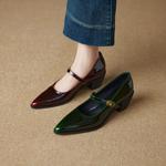 Luxury Handcrafted Genuine Leather Women's Shoes: Elegance Redefined(Ebuer888b7535)