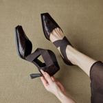 Exquisite Leather Handcrafted Women's Shoes: Luxury Elegance(Ebuer888b7540)