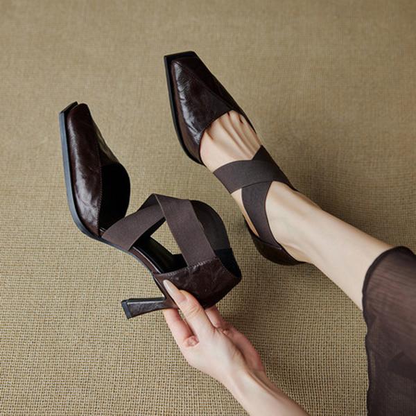 Exquisite Leather Handcrafted Women's Shoes: Luxury Elegance(Ebuer888b7540)