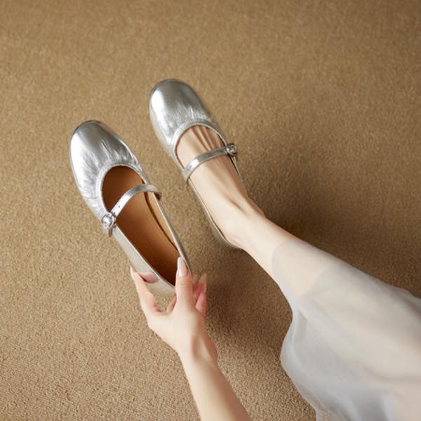 Handcrafted Genuine Leather Women's Shoes: Elegance Meets Luxury Craftsmanship(Ebuer8883241)