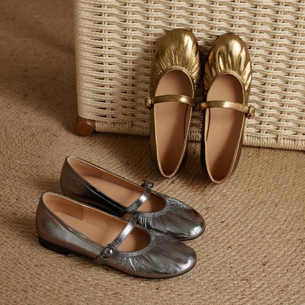 Handcrafted Genuine Leather Women's Shoes: Elegance Meets Luxury Craftsmanship(Ebuer8883241)