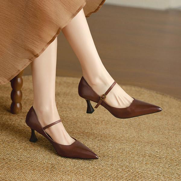 Luxury Handmade Genuine Leather Women's Shoes with Elegance(Ebuer888b3266)