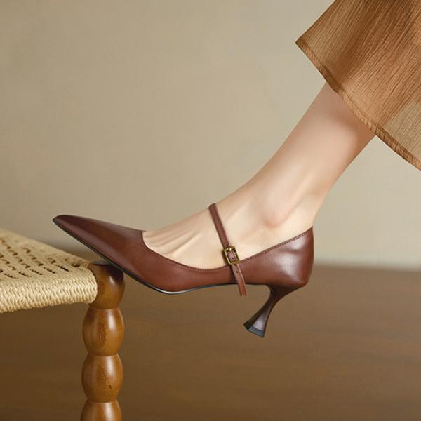 Luxury Handmade Genuine Leather Women's Shoes with Elegance(Ebuer888b3266)