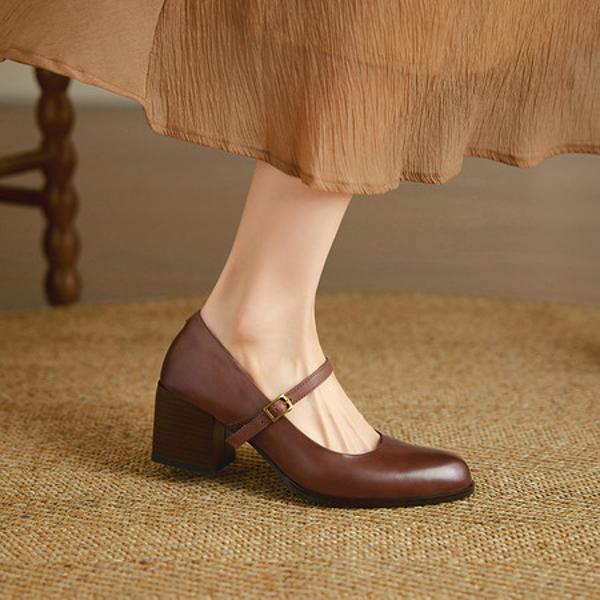 Exquisite Handcrafted Leather Women’s Shoes - Elegant Luxe(Ebuer888b3265)