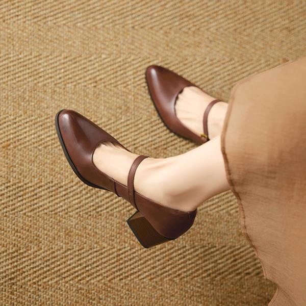 Exquisite Handcrafted Leather Women’s Shoes - Elegant Luxe(Ebuer888b3265)