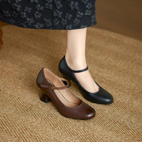 Luxurious Handcrafted Leather Women's Shoes: Artistry Meets Elegance(Ebuer888b3267)