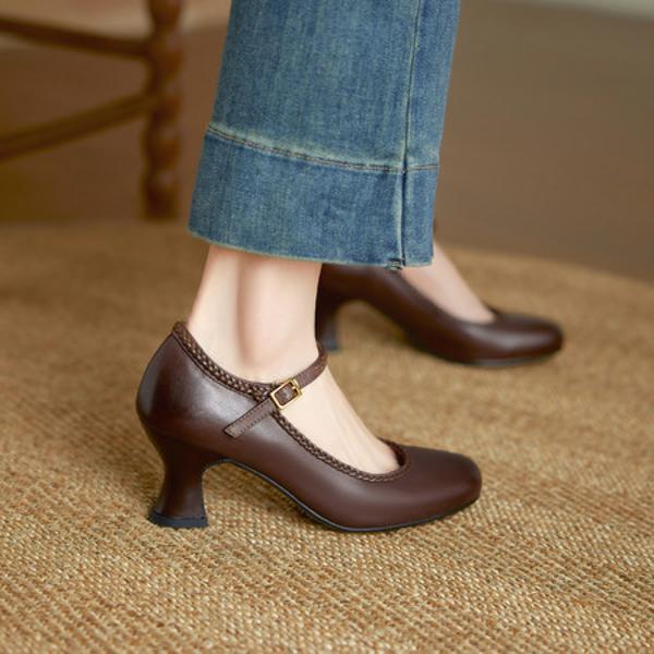 Luxurious Handcrafted Leather Women's Shoes: Artistry Meets Elegance(Ebuer888b3267)