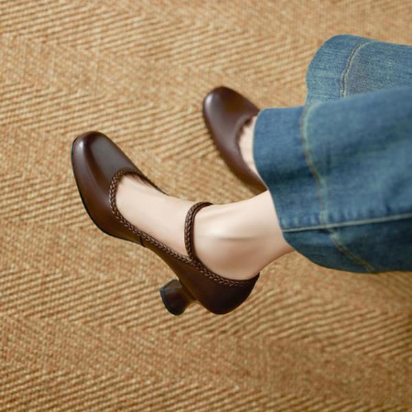 Luxurious Handcrafted Leather Women's Shoes: Artistry Meets Elegance(Ebuer888b3267)