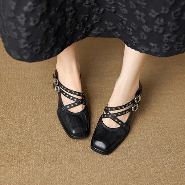 Handcrafted Luxury Leather Women's Shoes(Ebuer888b3270)