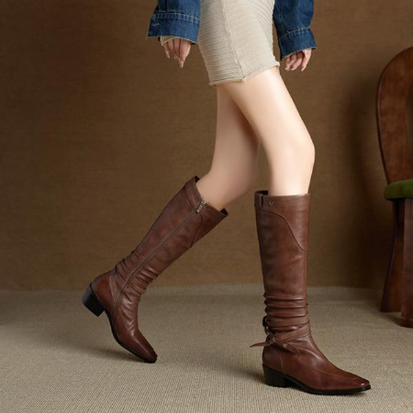 Elegant Handcrafted Leather Women's Shoes: Luxury Craftsmanship(Ebuer888b7553)