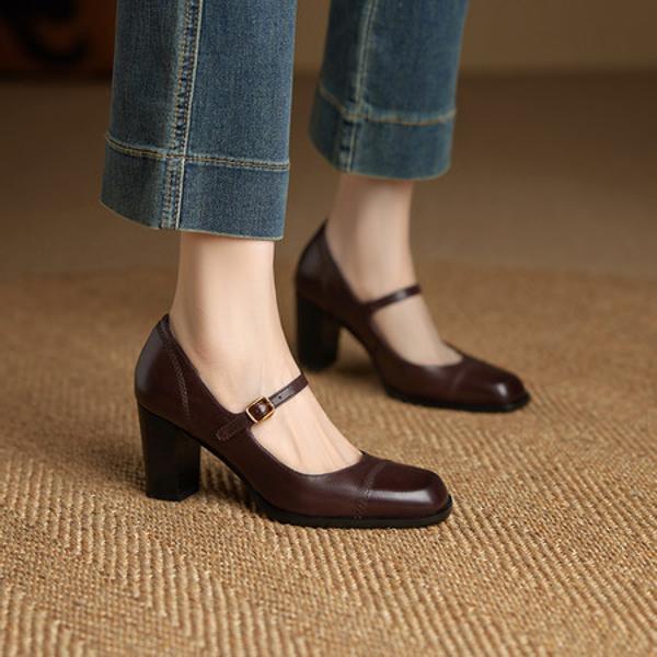 Handcrafted Luxury Leather Shoes for Elegant Women(Ebuer888b7557)