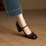 Handcrafted Luxury Leather Shoes for Elegant Women(Ebuer888b7557)